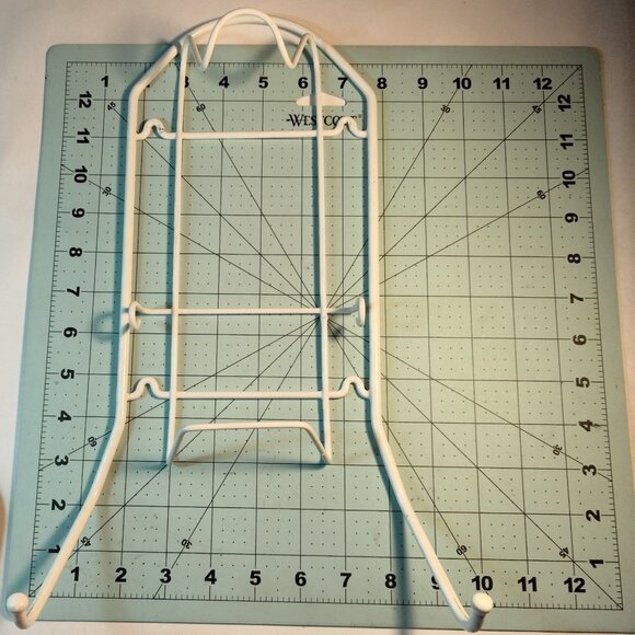 Iron Ironing Board Holder Wall Mount white - Picture 3 of 4